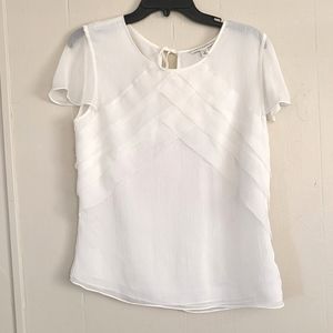 Banana Republic simple white/cream blouse